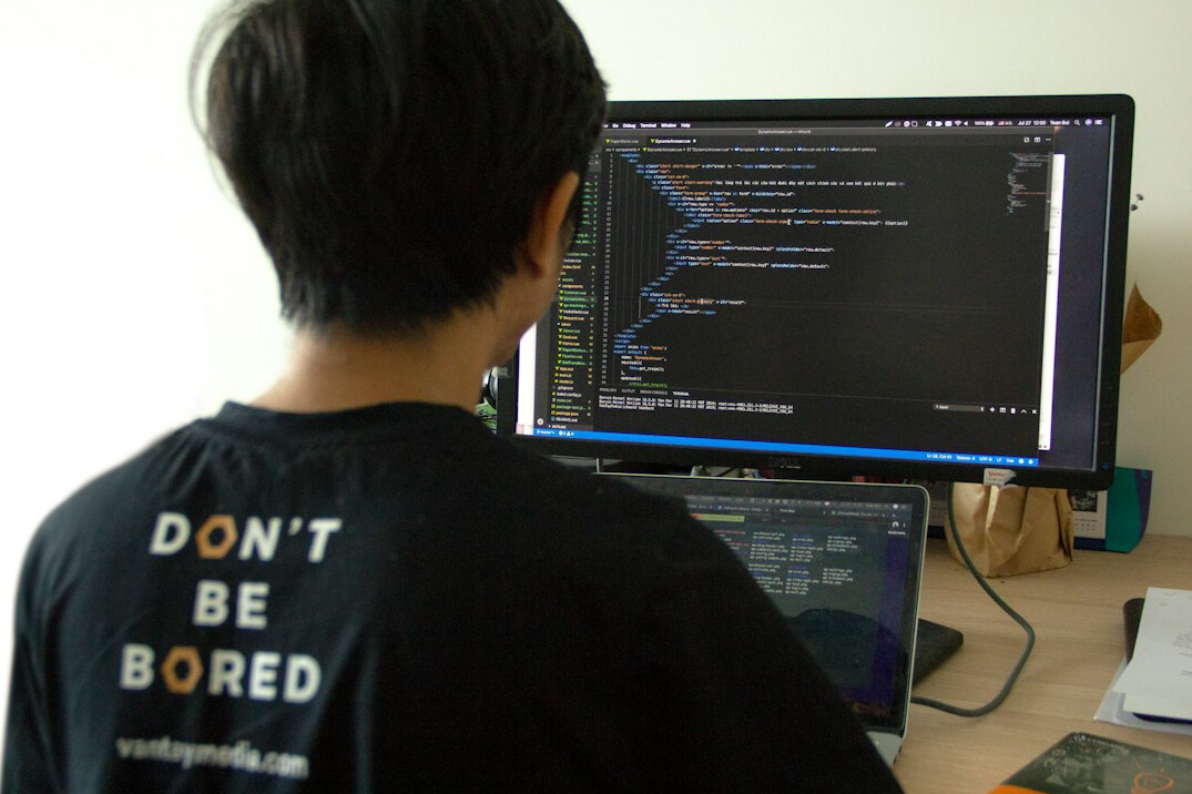 team coding session